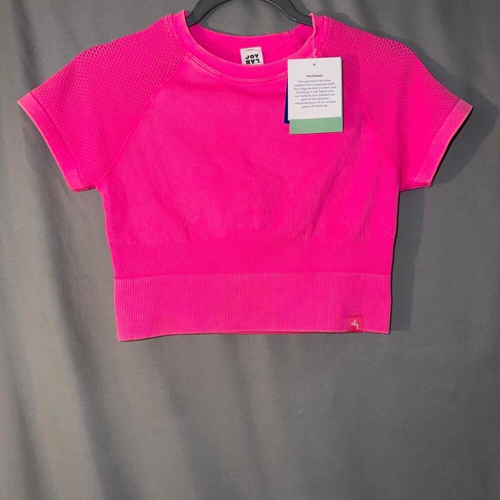 Hot pink Joy Lab crop top